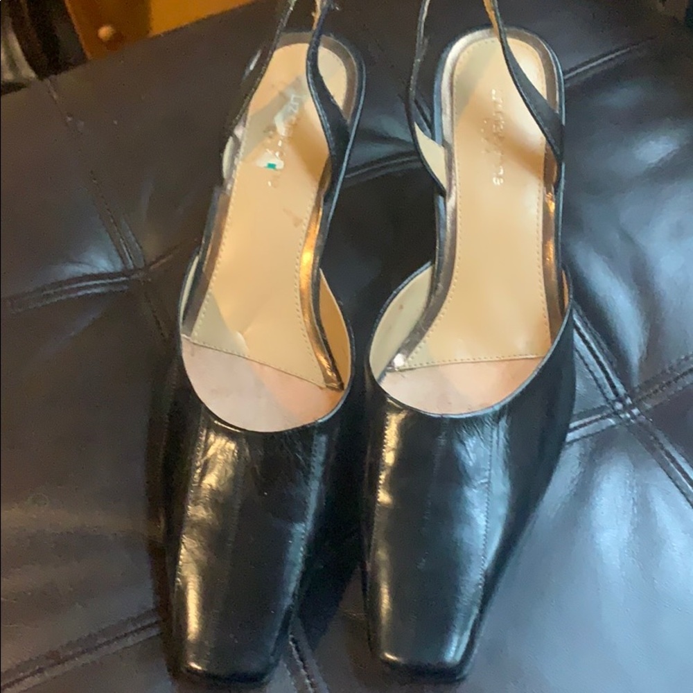NEVER WORN Liz Claiborne Black Heels Size 8